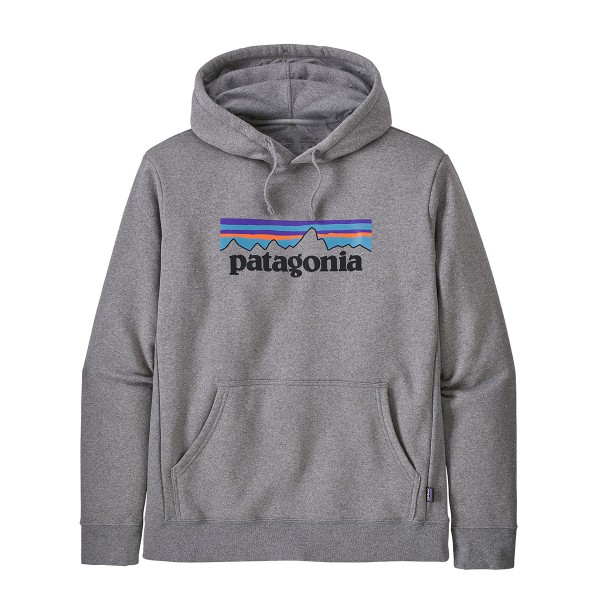 Patagonia P-6 Logo Uprisal Hoody gravel heather 2023