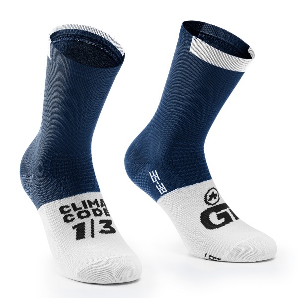 Assos GT Sock C2 steel blue 2023