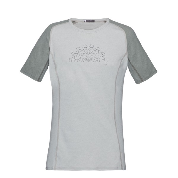 Norrona fjora equaliser Lightweight T-Shirt wms castor grey/drizzle 2018