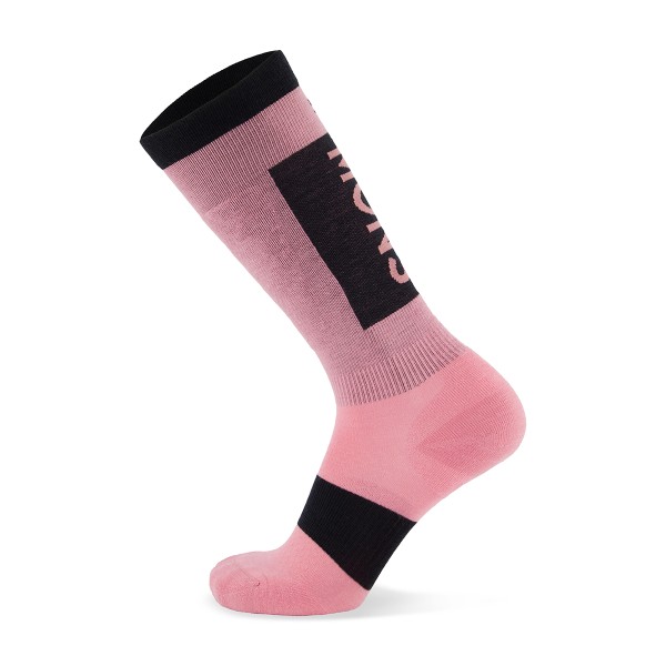 Mons Royale Atlas Snow Sock Logo dusty pink 22/23