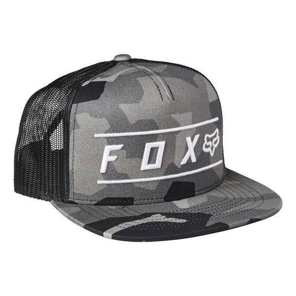 Fox Racing Pinnacle Mesh Snapback Hat black camo 2022