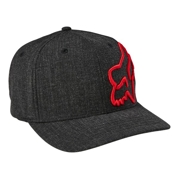 Fox Racing Clouded Flexfit 2.0 Hat black/red 2022