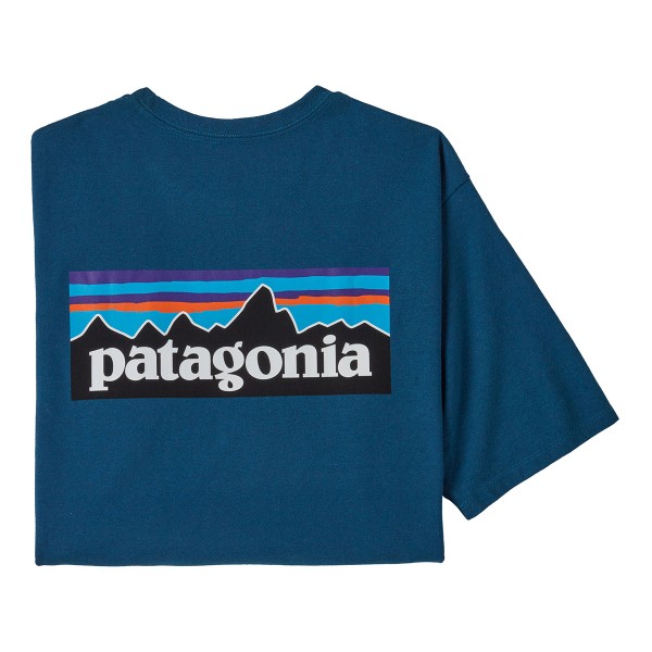 Patagonia P-6 Logo Responsibili-Tee wavy blue 22/23
