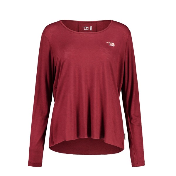 Maloja SpudaM. Yoga LS Shirt wms red monk 2020