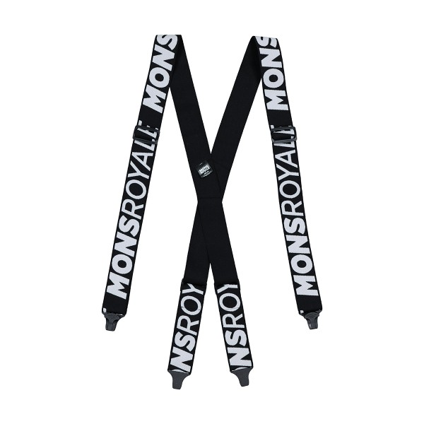 Mons Royale Afterbang Suspenders black/white 24/25