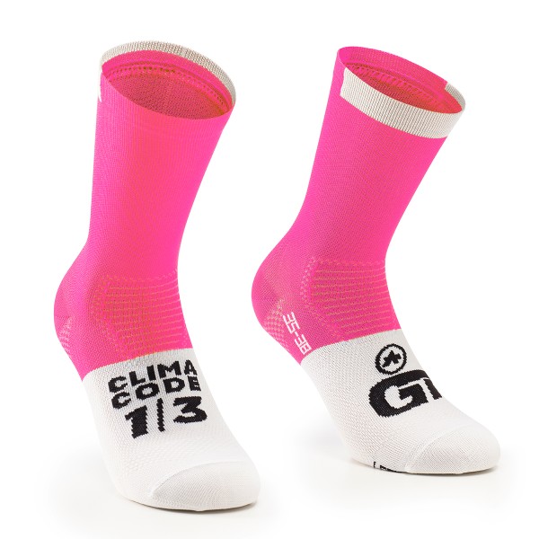 Assos GT Sock C2 fluo pink 2023
