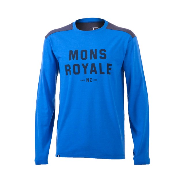 Mons Royale Riders Crew bay blue/charcoal