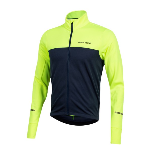 Pearl Izumi Quest Thermal Jersey screaming yellow/navy 21/22