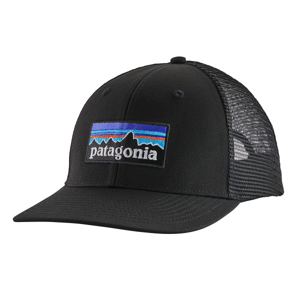 Patagonia P-6 Logo Trucker Hat black 23/24