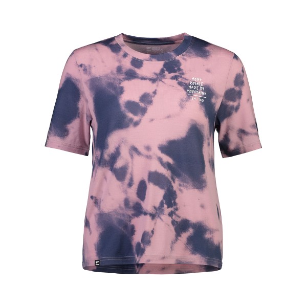 Mons Royale Icon Relaxed Tee wms tie dyed denim 2022