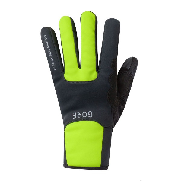 Gore Wear Gore Windstopper Thermo Gloves black / yellow 22/23