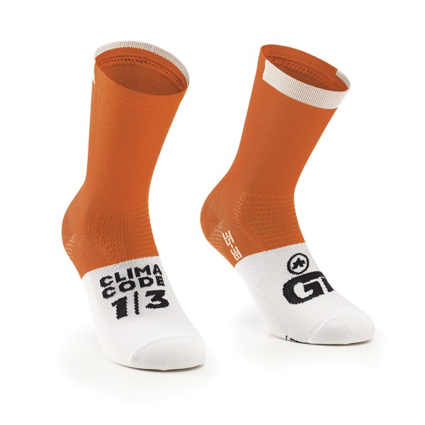 Assos GT Sock C2 droid orange 2022