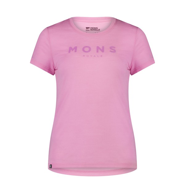 Mons Royale Icon Tee wms pop pink 2024